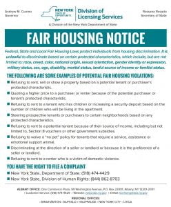 Fair Housing Notice Fair Housing Notice